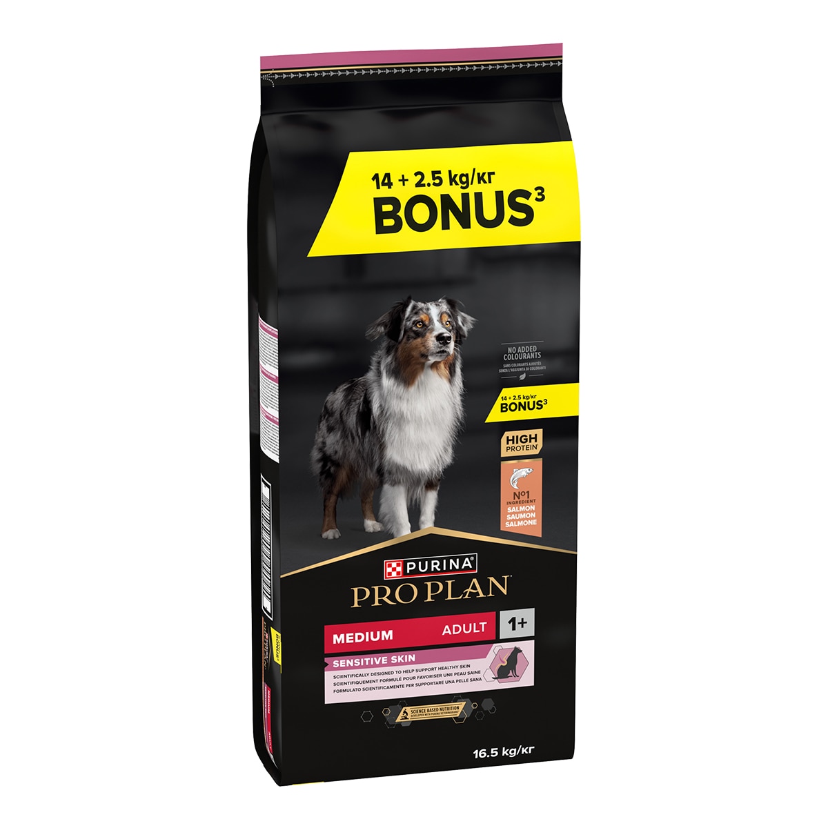Imagen 0 de Pienso para perros adultos medianos Purina Pro Plan Sensitive Skin salmón