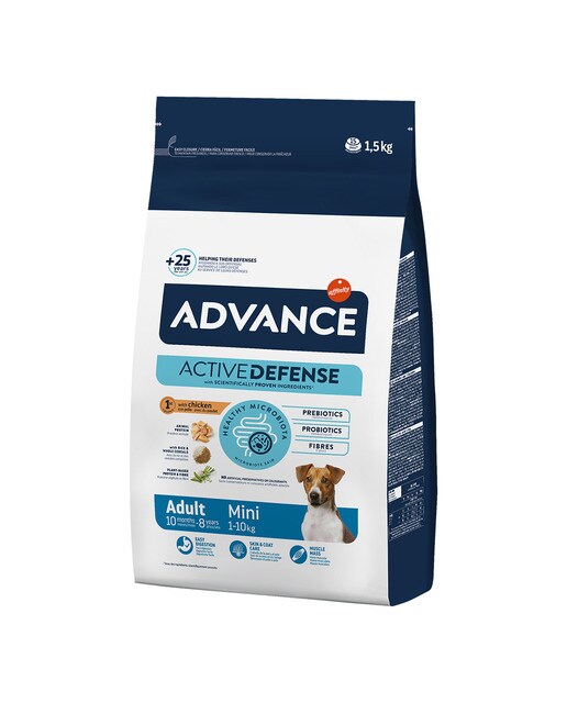 Advance - Pienso para perros adultos minis Advance pollo y arroz