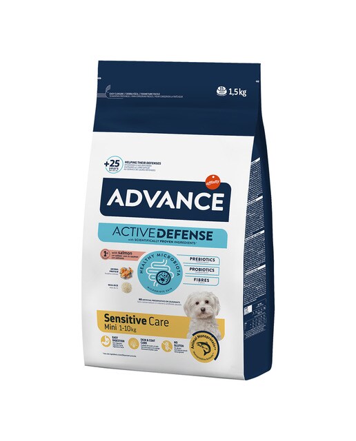 Advance - Pienso para perros adultos minis Advance Sensitive Care salmón y arroz