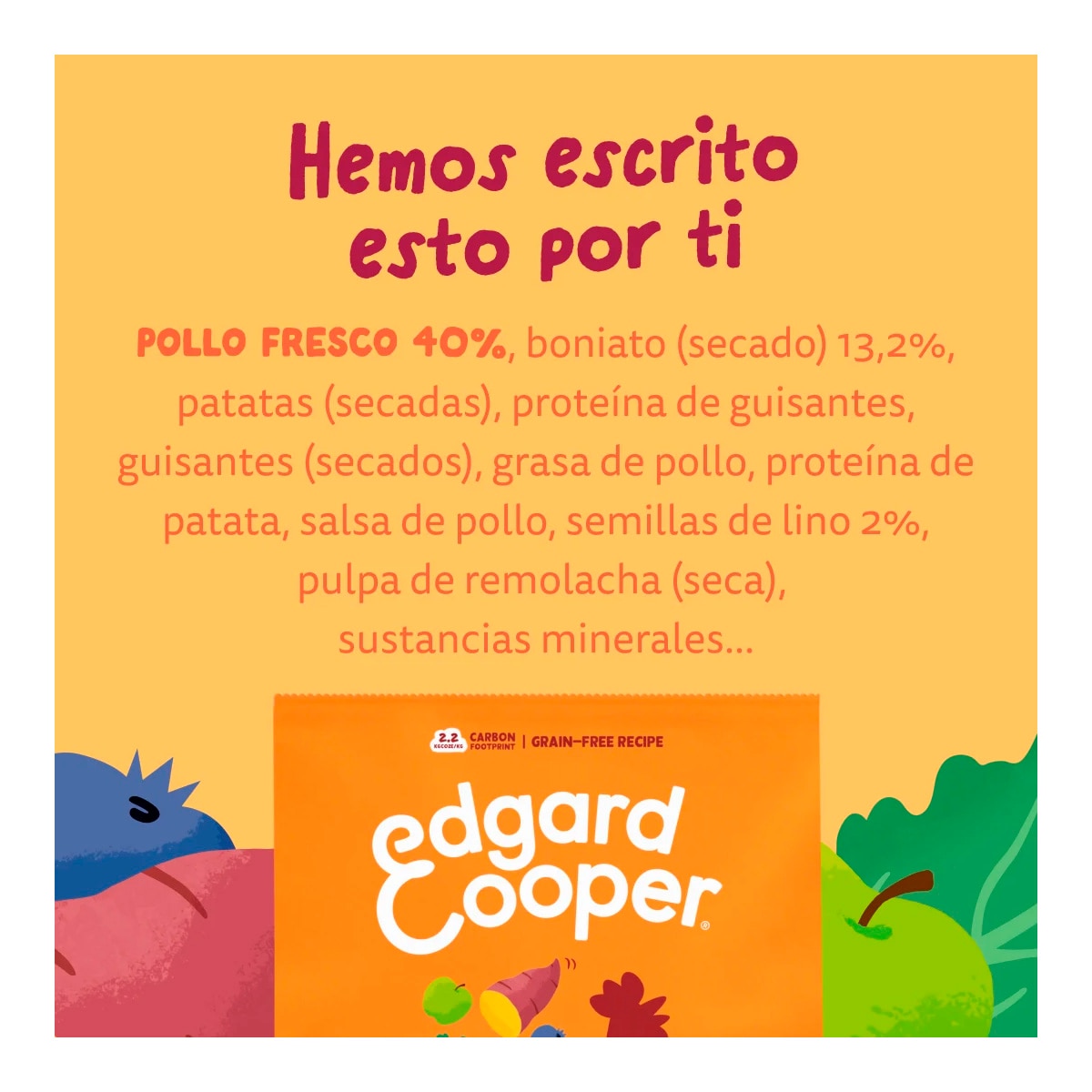 Imagen 6 de Pienso para perros adultos Edgard & Cooper pollo