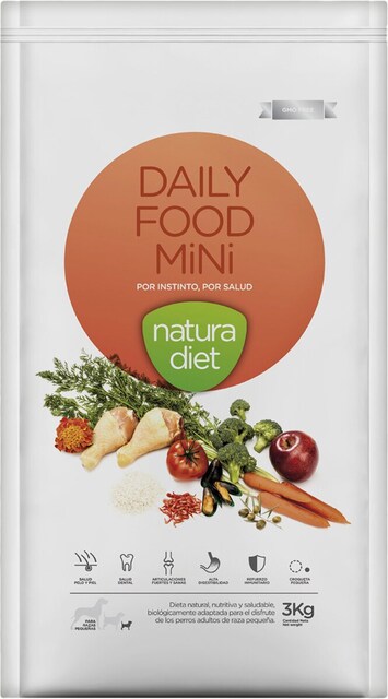 Pienso para perros adultos minis Natura Diet Daily Food pollo 3 kg