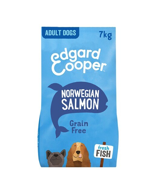 Pienso para perros adultos pequeños y medianos Edgard & Cooper salmón