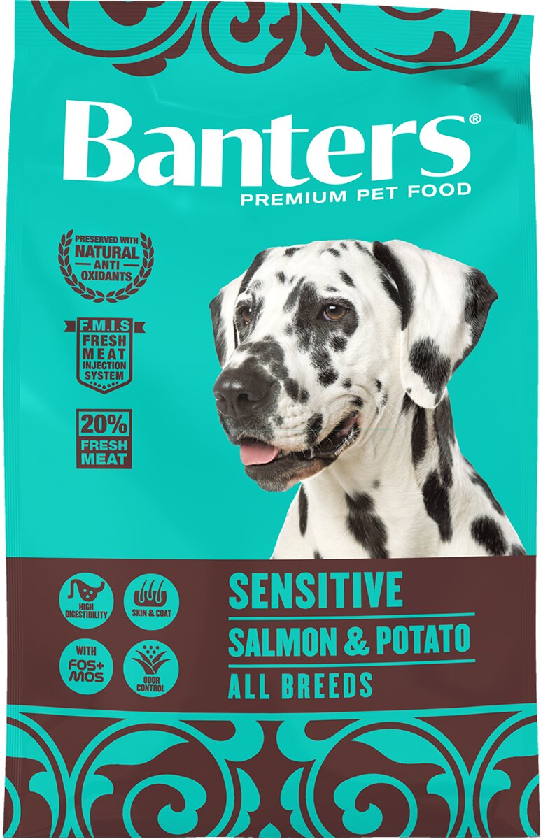 Banters - Pienso para perros adultos Banters salmón y patata