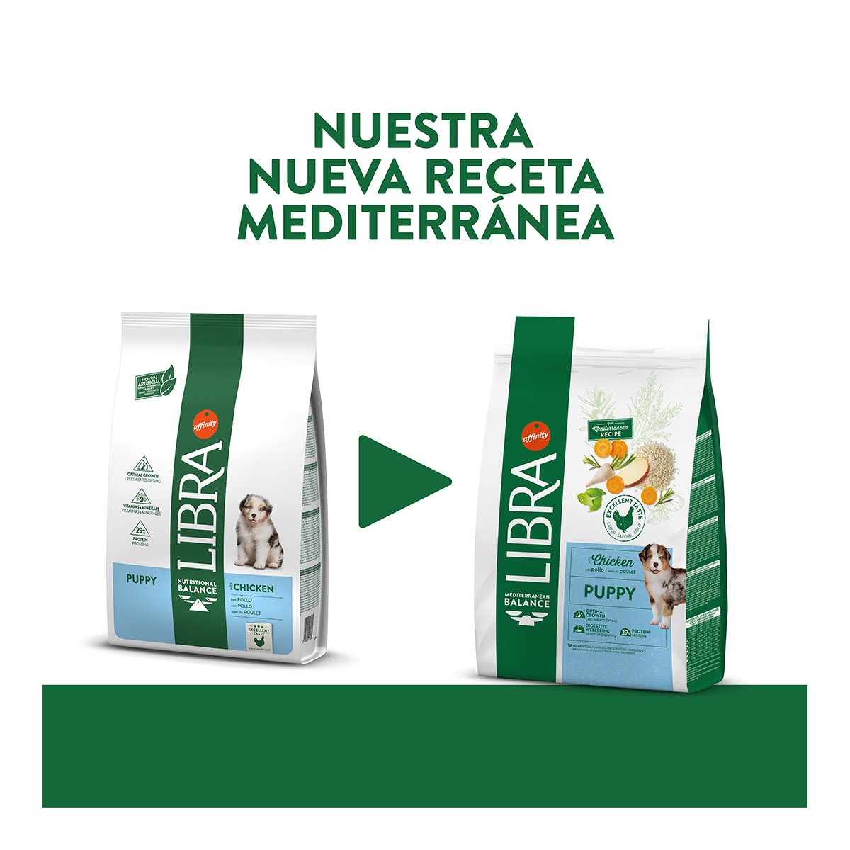 Imagen 2 de Pienso para perros cachorros Libra pollo y arroz