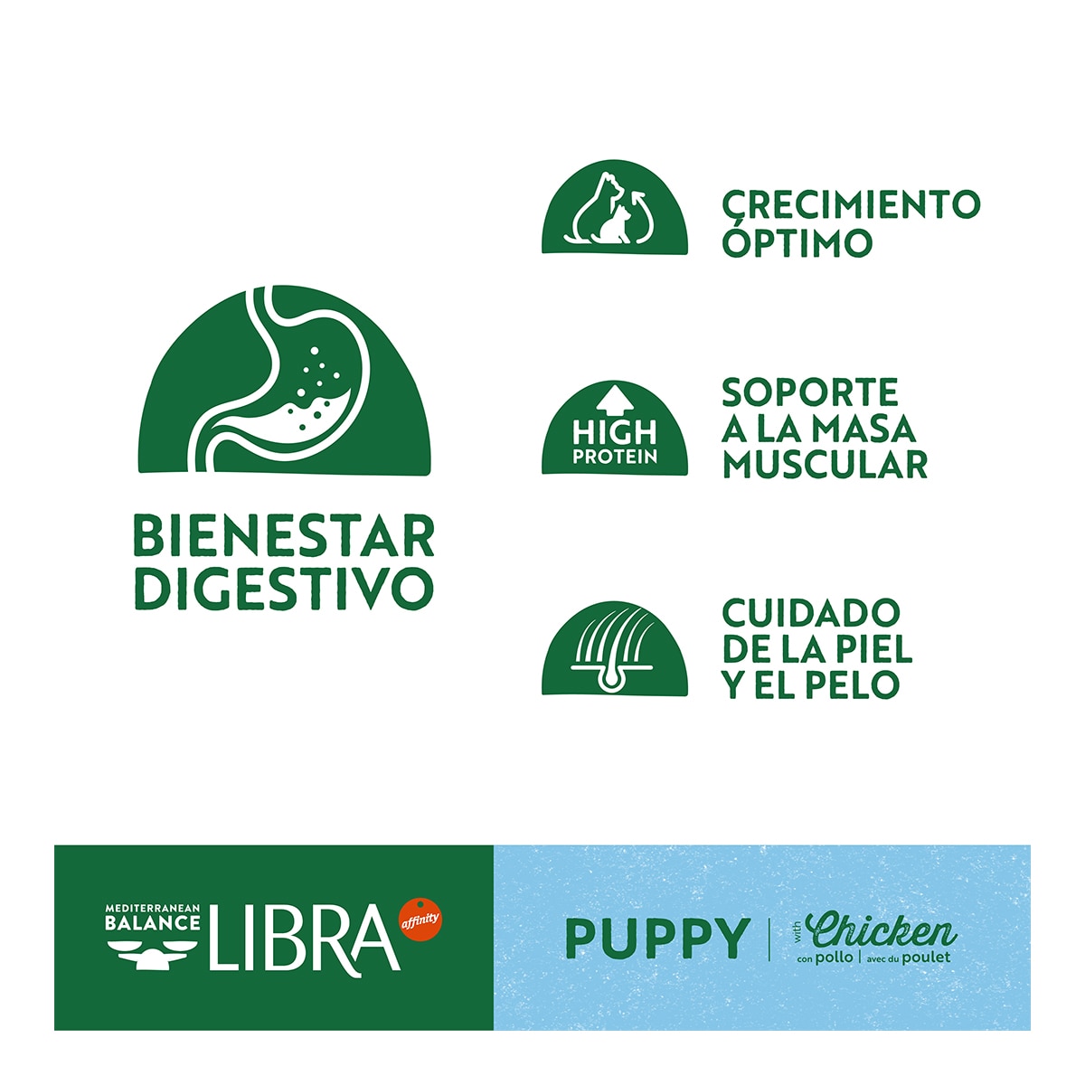 Imagen 4 de Pienso para perros cachorros Libra pollo y arroz