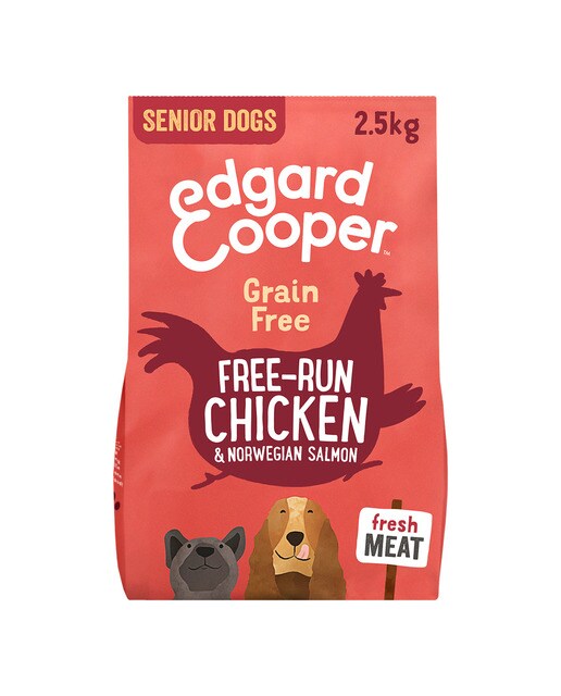 Imagen 0 de Pienso para perros sénior Edgard & Cooper pollo y salmón 2,5 kg