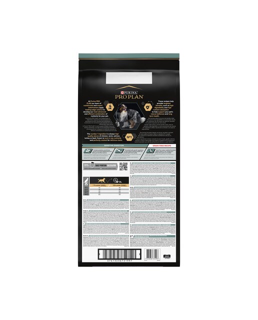 Pienso para perros adultos medianos y grandes Purina Pro Plan Sensitive Digestion grain free pavo 12 kg 8