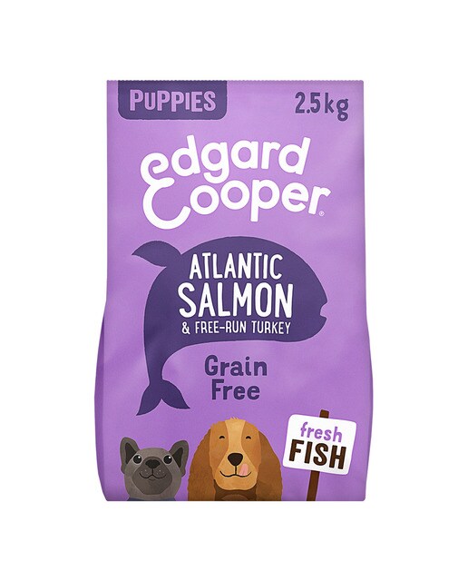 Edgard & Cooper - Pienso para perros cachorros Edgard & Cooper salmón y pavo Grain Free 2,5 kg