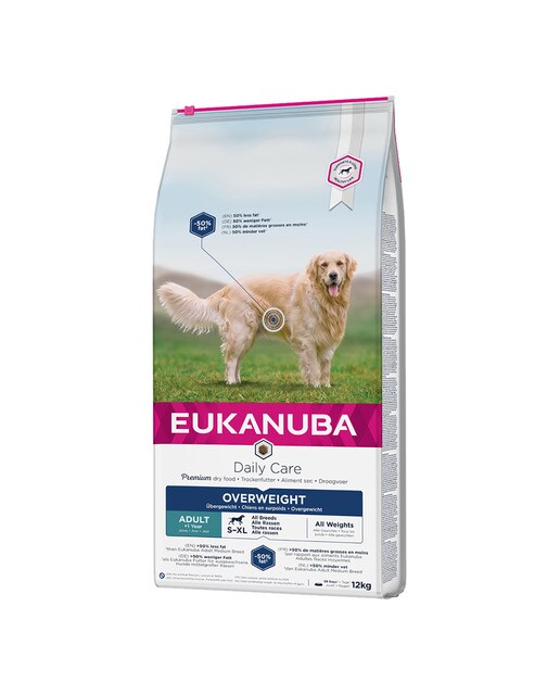 Eukanuba - Pienso para perros adultos Eukanuba Daily Care Sobrepeso-Esterilizado pollo y pavo