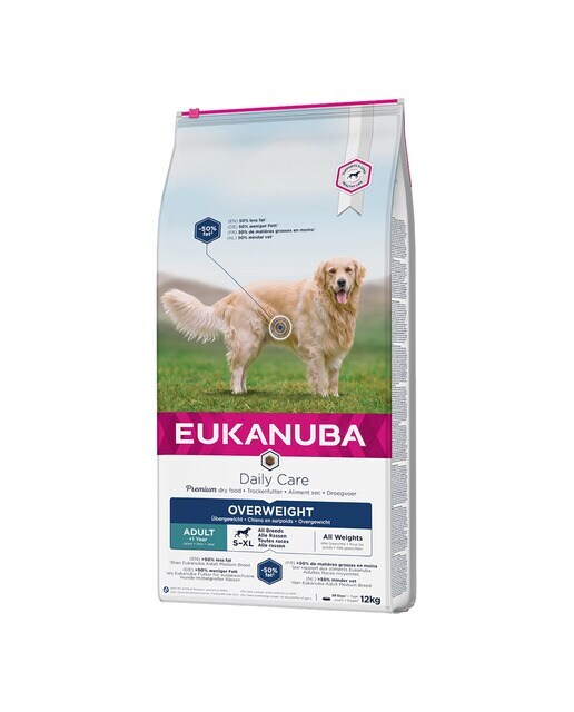 Pienso para perros adultos Eukanuba Daily Care Sobrepeso/Esterilizado pollo y pavo