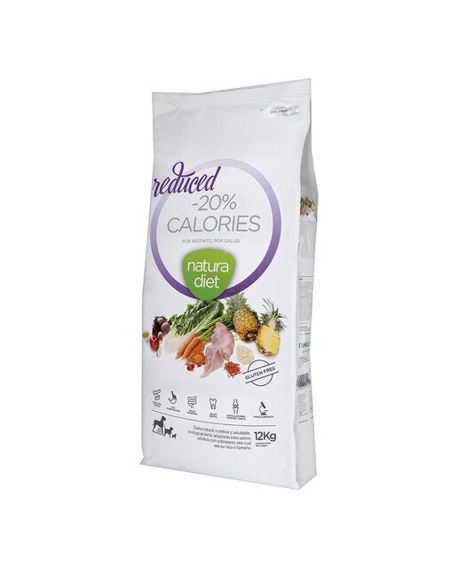 Natura Diet - Pienso para perros adultos Natura Diet Reduced Calories pavo