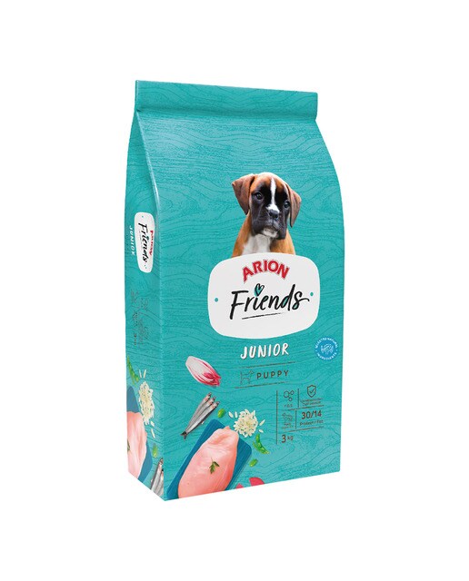 Imagen 0 de Pienso para perros cachorros Arion Friends carne 3 kg
