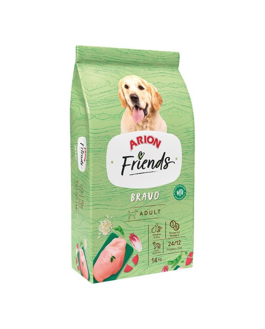 Arion Friends - Pienso para perros adultos Arion Friends pollo y arroz