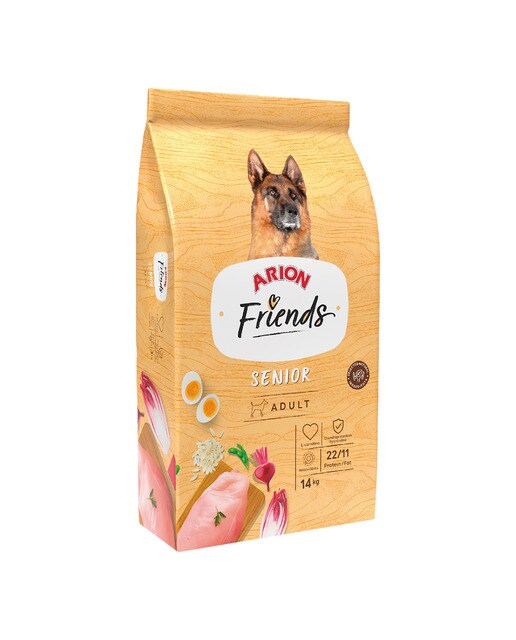 Imagen 0 de Pienso para perros sénior Arion Friends pollo y arroz 14 kg