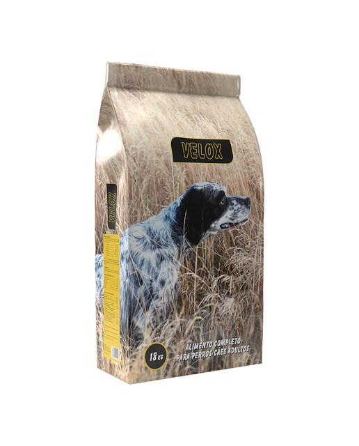 Velox - Pienso para perros adultos Velox cereales y carne 18 kg