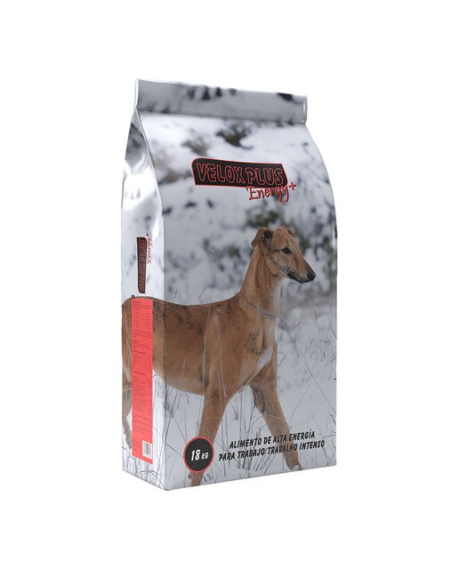 Velox - Pienso para perros adultos Velox Plus Energy+ cereales y carne 18 kg