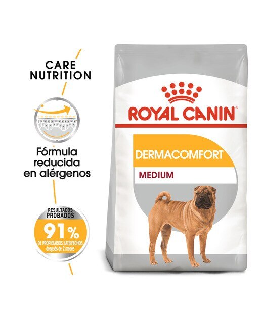 Pienso para perros adultos Royal Canin Medium Dermacomfort 2