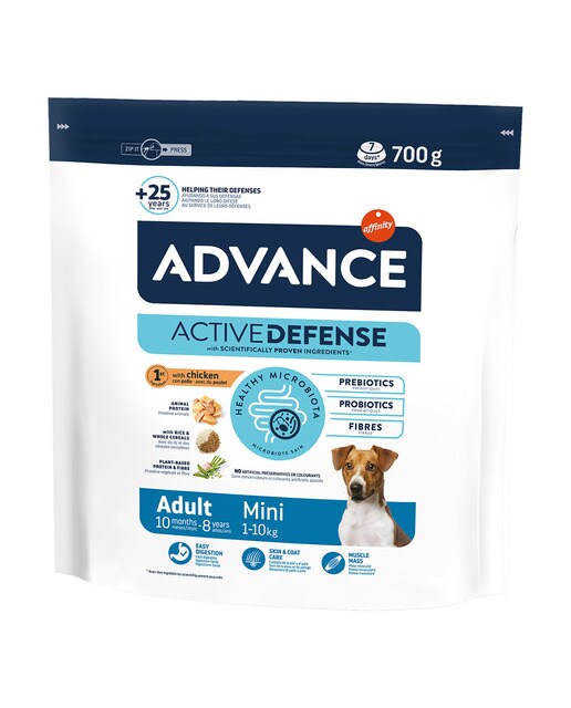 Advance - Pienso para perros adultos minis Advance pollo y arroz