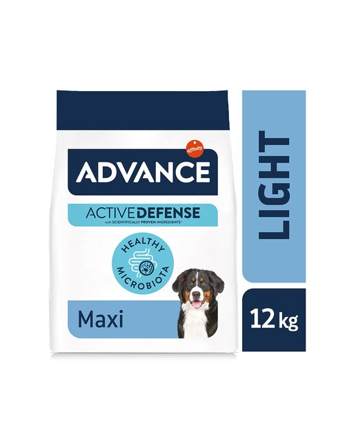 Pienso para perros adultos grandes Advance Maxi pollo y arroz Light 12 kg 5