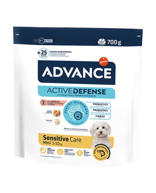 Advance - Pienso para perros adultos minis Advance Sensitive Care salmón y arroz