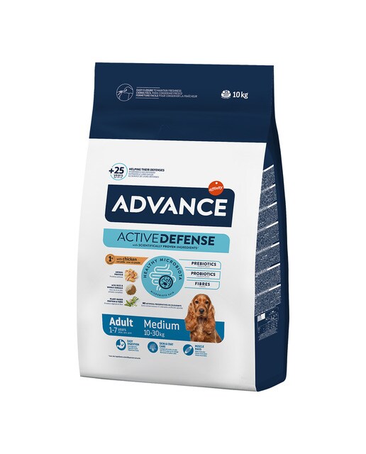 Advance - Pienso para perros adultos Advance Medium pollo y arroz
