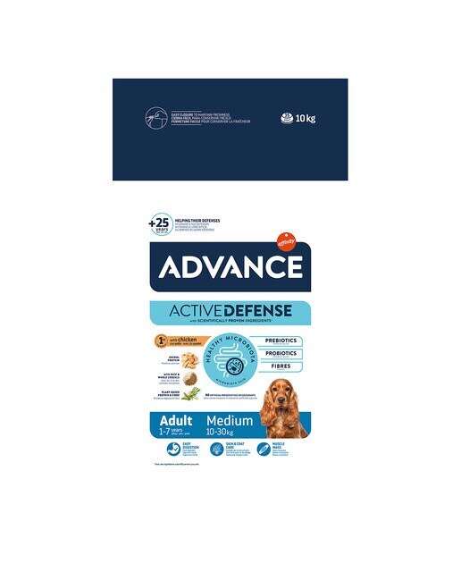 Pienso para perros adultos Advance Medium pollo y arroz 3