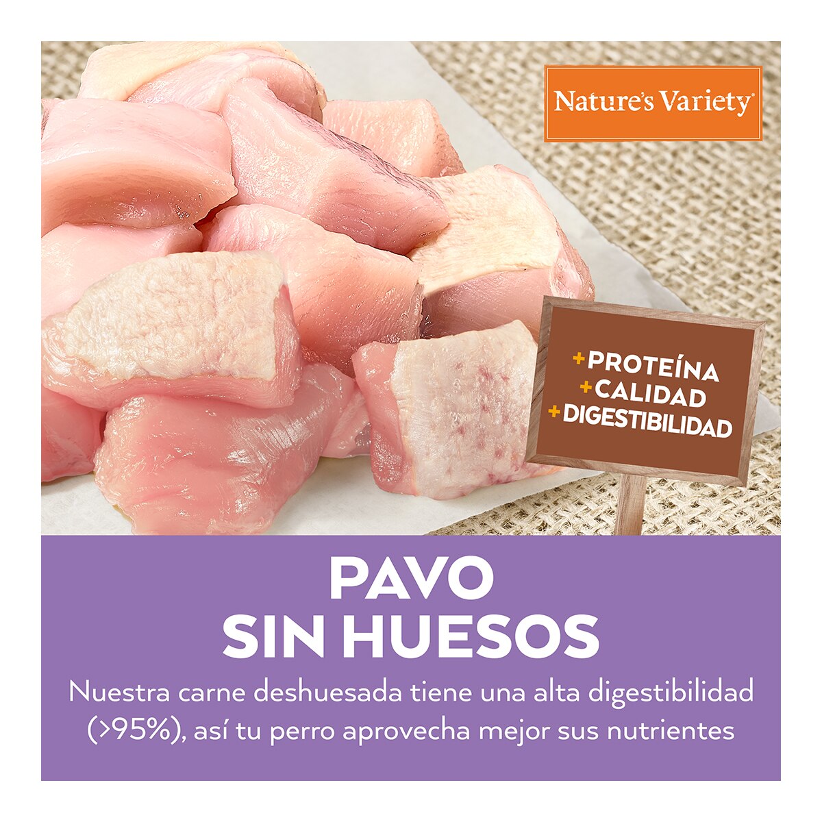 Pienso para perros adultos medianos y grandes Nature's Variety Healthy Grains pavo 3
