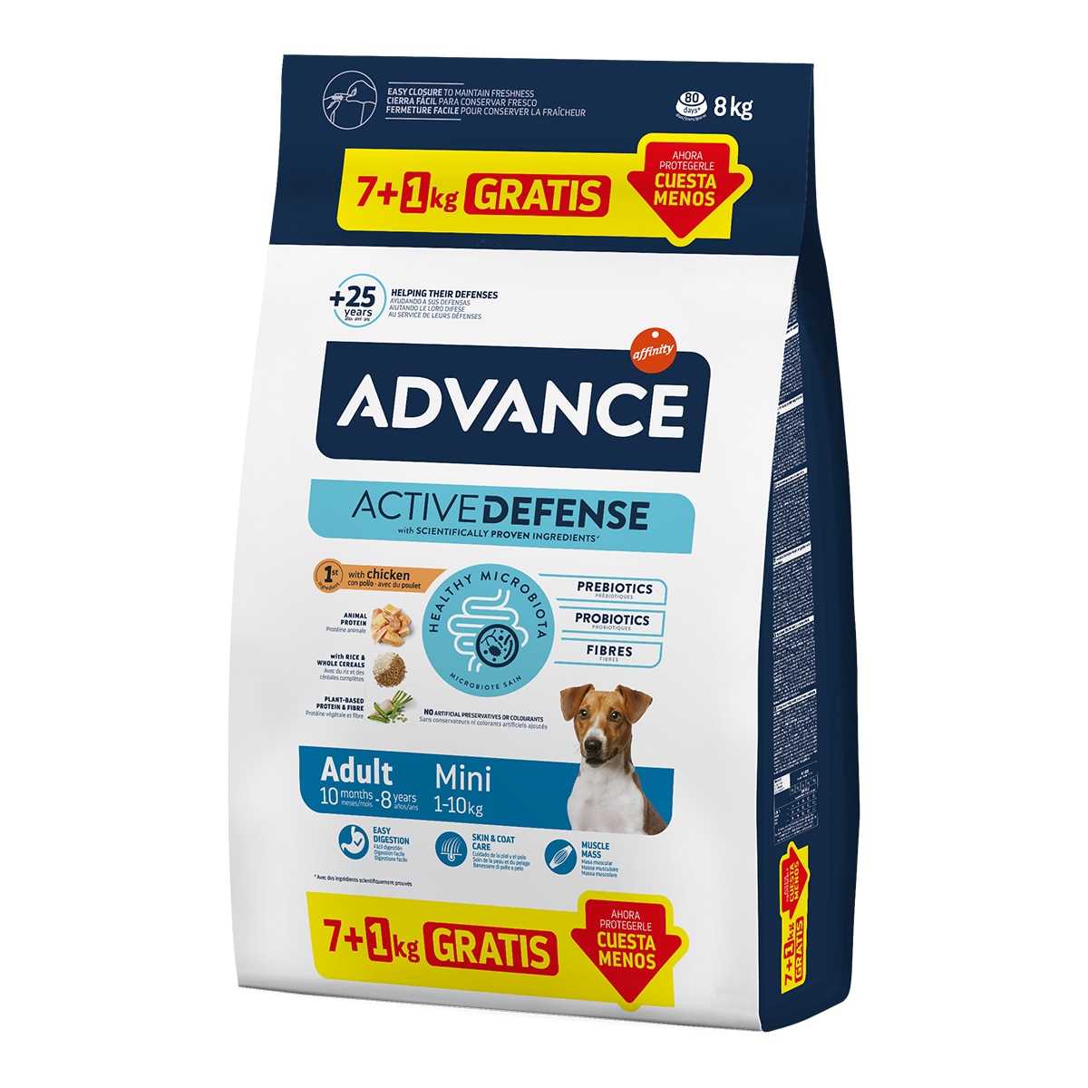 Advance - Pienso para perros adultos minis Advance pollo y arroz