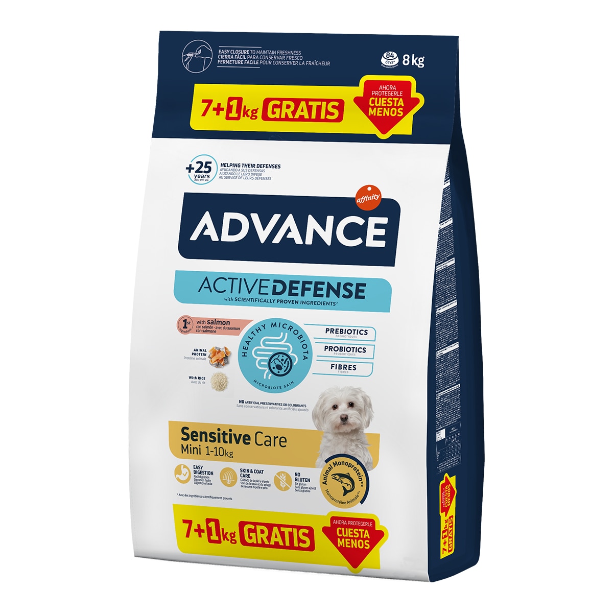 Advance - Pienso para perros adultos minis Advance Sensitive Care salmón y arroz