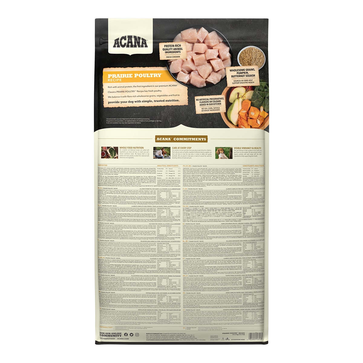 Imagen 2 de Pienso para perros adultos Prairie Poultry sabor pollo