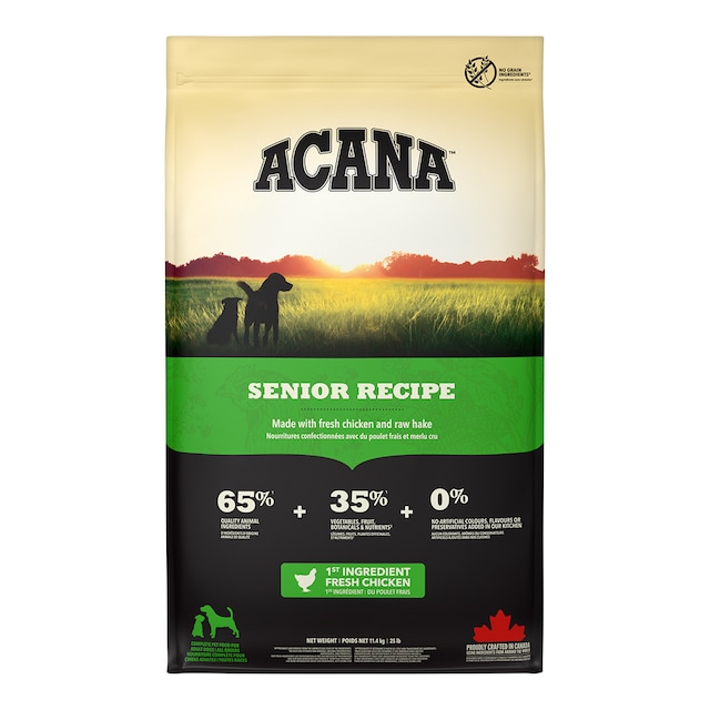 Pienso para perros Sénior sabor pollo Acana 11,4 kg