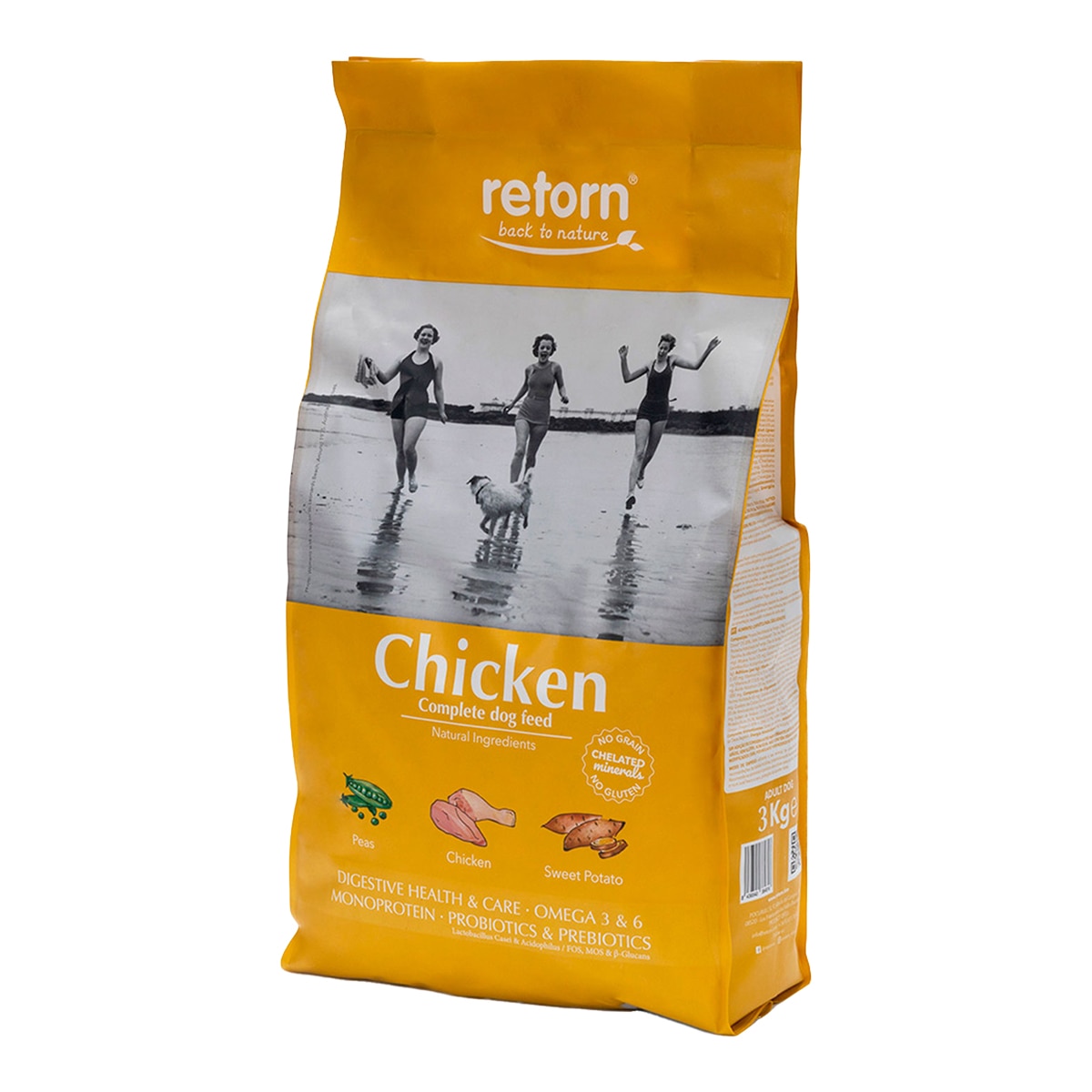 Pienso para perros Adultos Medianos, grandes y gigantes Grain Free Retorn pollo 12 kg 2