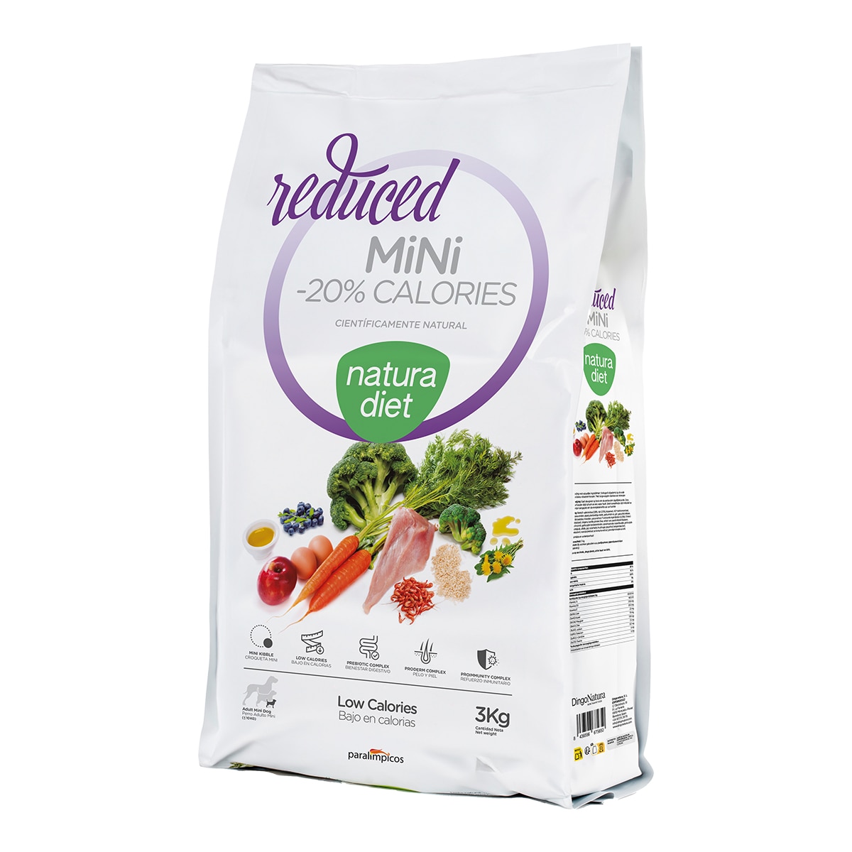 Imagen 0 de Pienso para perros adultos mini Reduced -20% Natura Diet pavo 3 kg