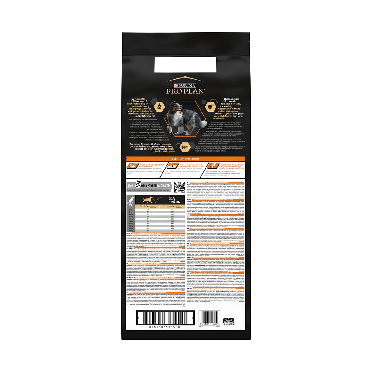 Pienso para perros adultos medianos Purina Pro Plan Everyday Nutrition pollo 3