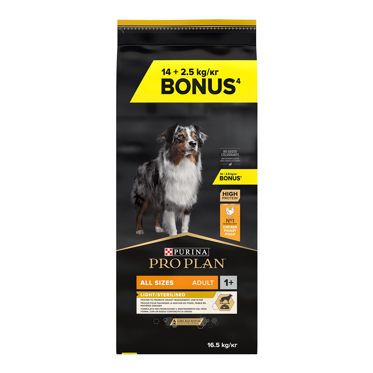 Purina Pro Plan - Pienso para perros adultos Purina Pro Plan Light-Sterilised