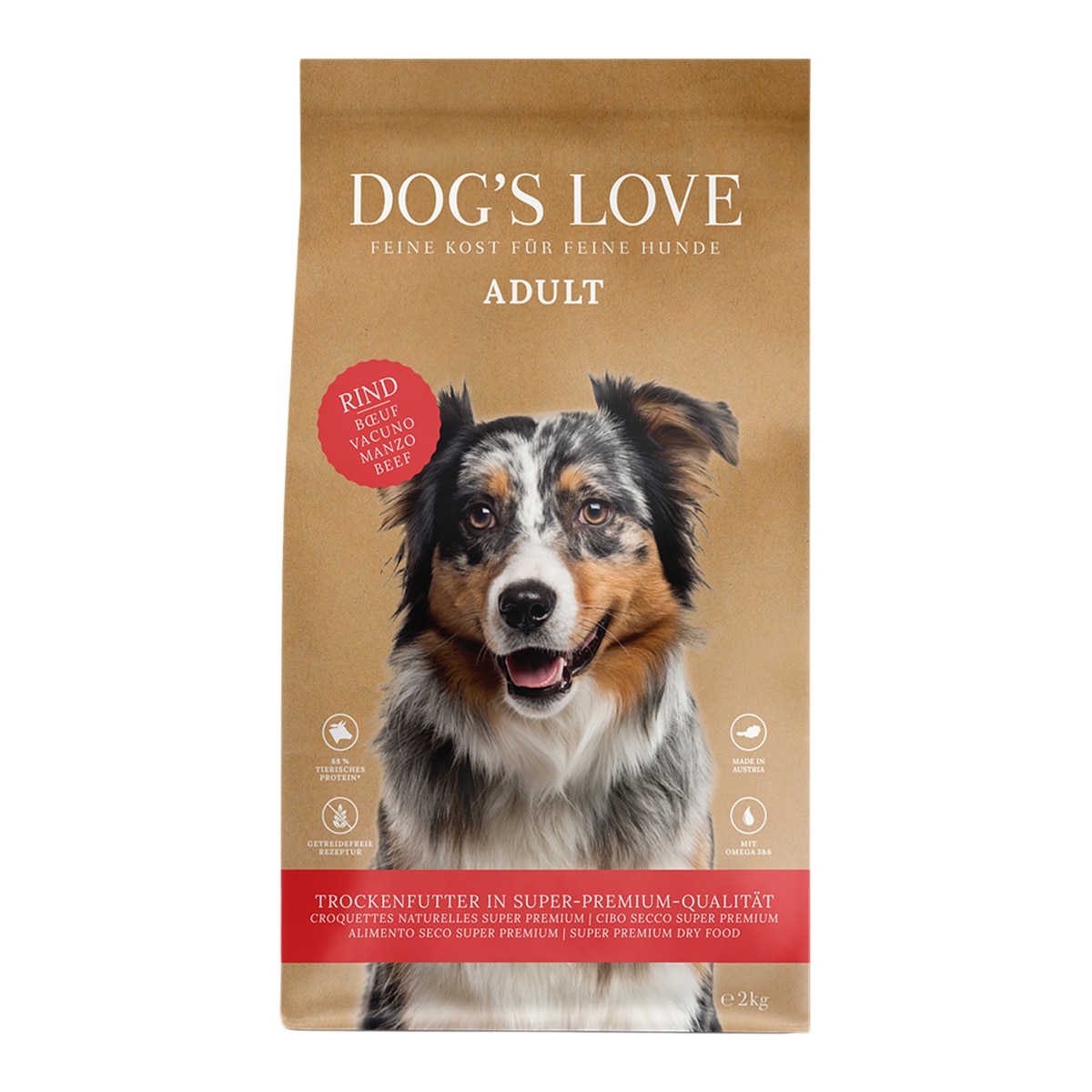 Dog's Love - Pienso para perros adultos Dog's Love vacuno