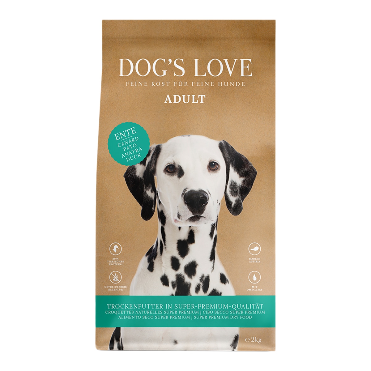 Dog's Love - Pienso para perros adultos Dog's Love pato