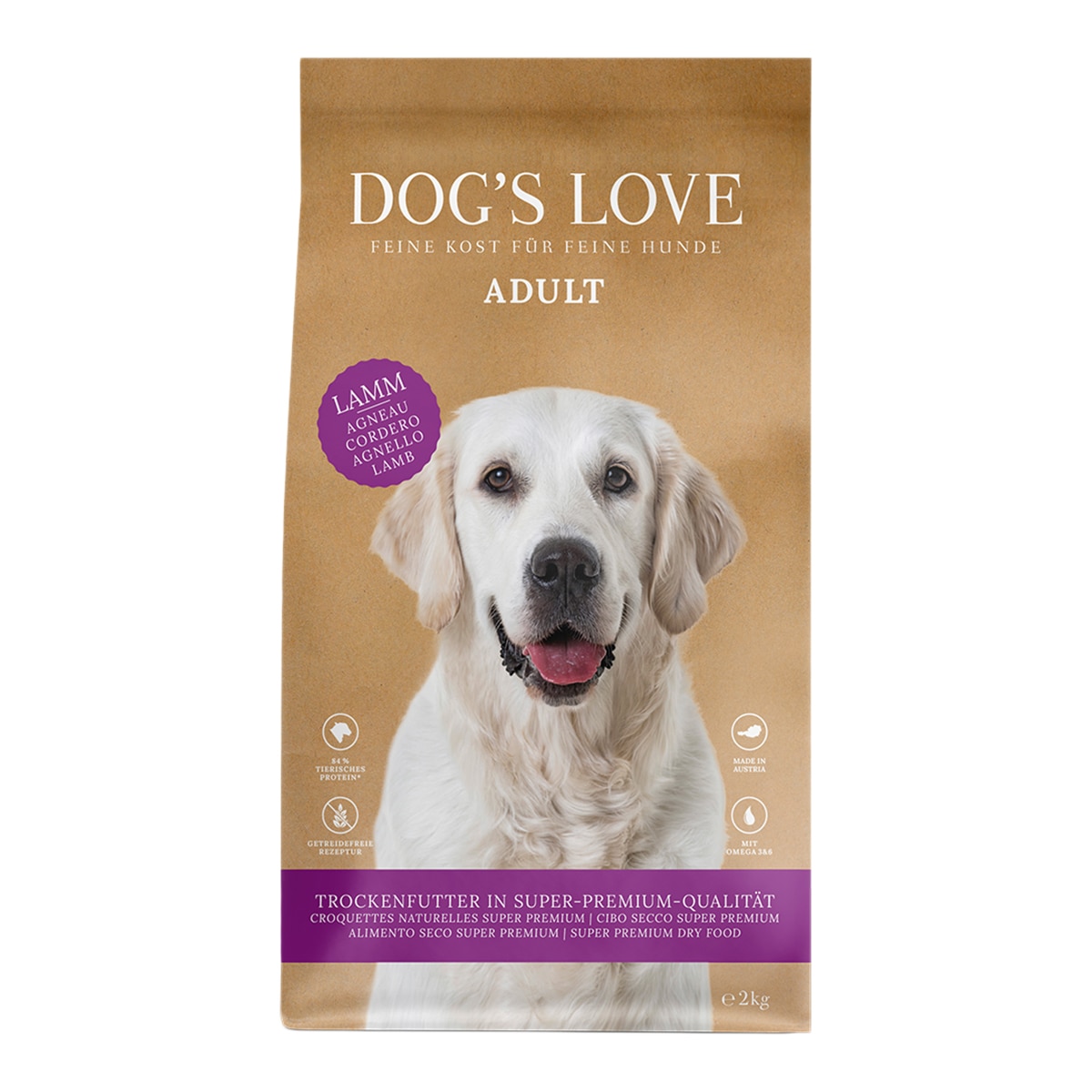 Dog's Love - Pienso para perros adultos Dog's Love cordero