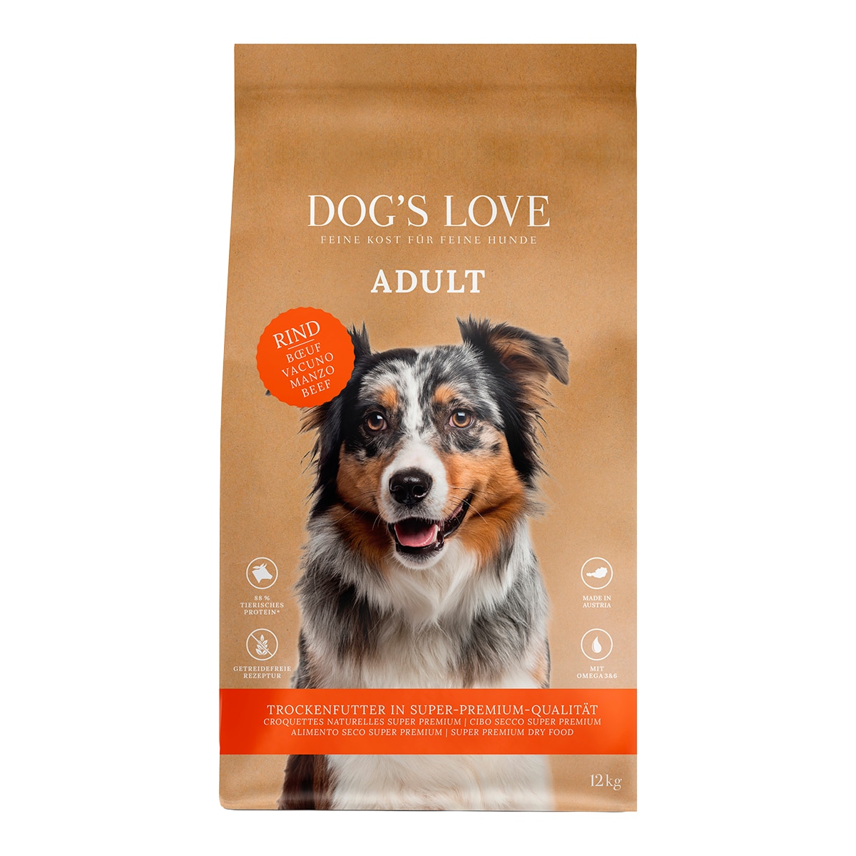 Dog's Love - Pienso para perros adultos Dog's Love vacuno