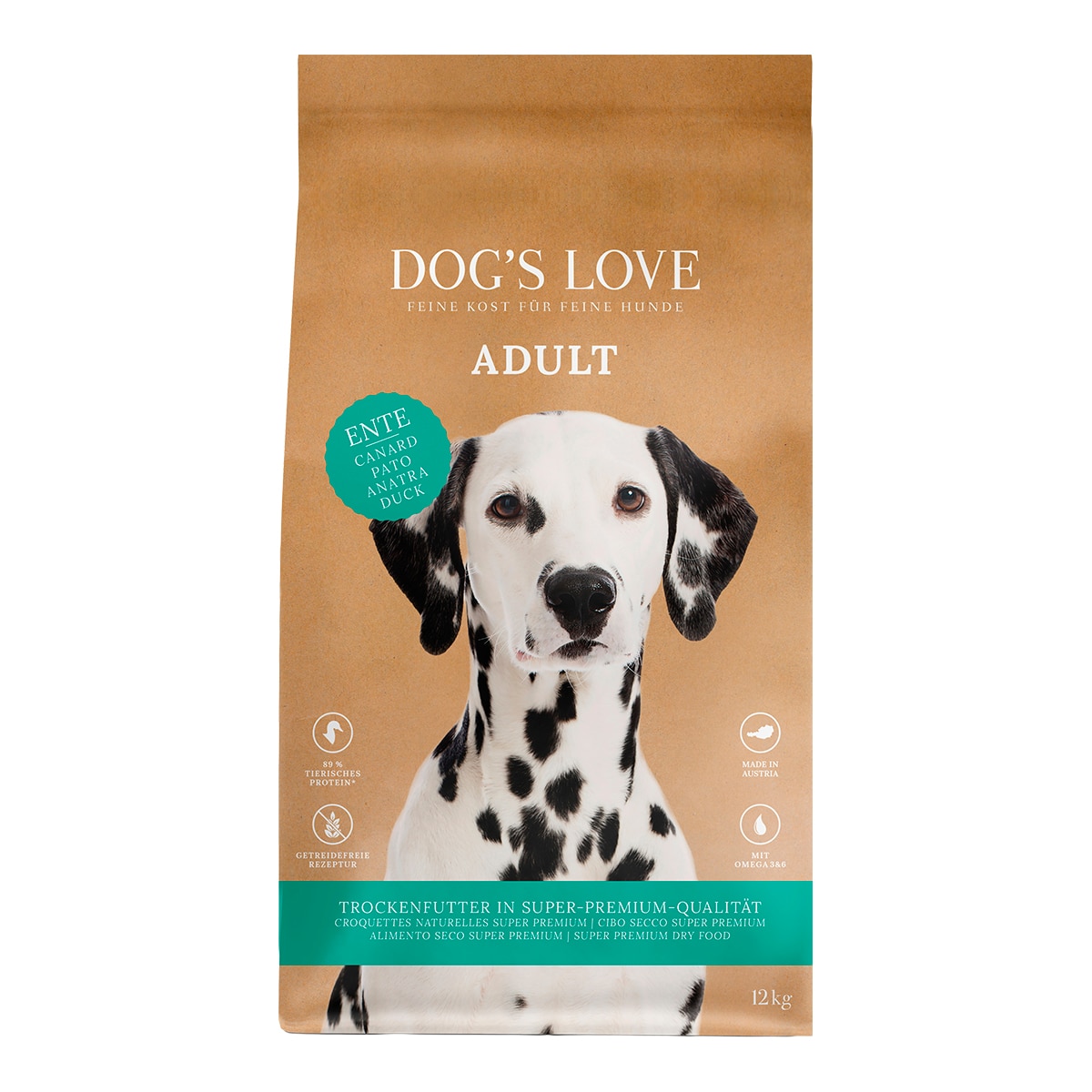Dog's Love - Pienso para perros adultos Dog's Love pato