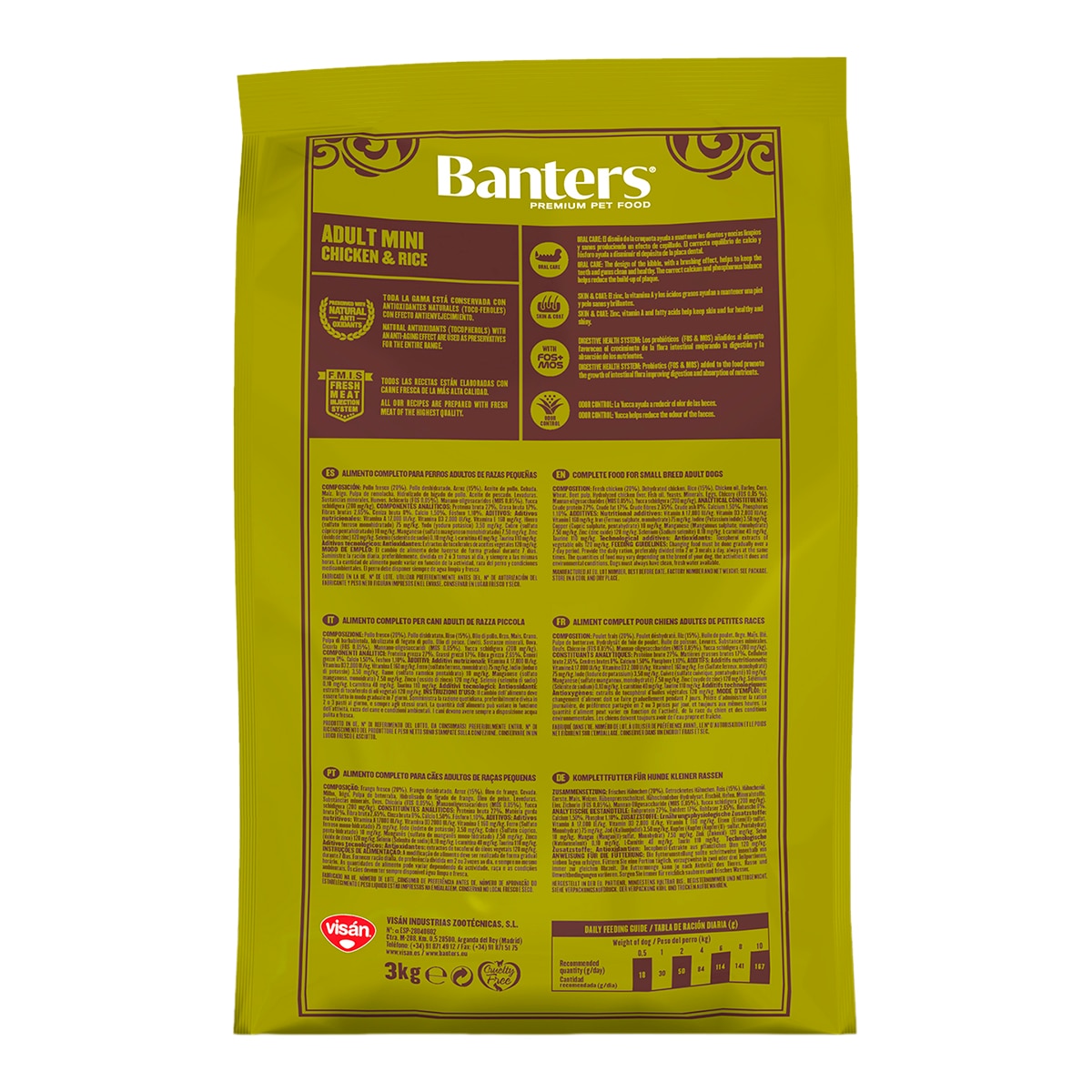 Pienso para perros adultos mini Banters pollo 2