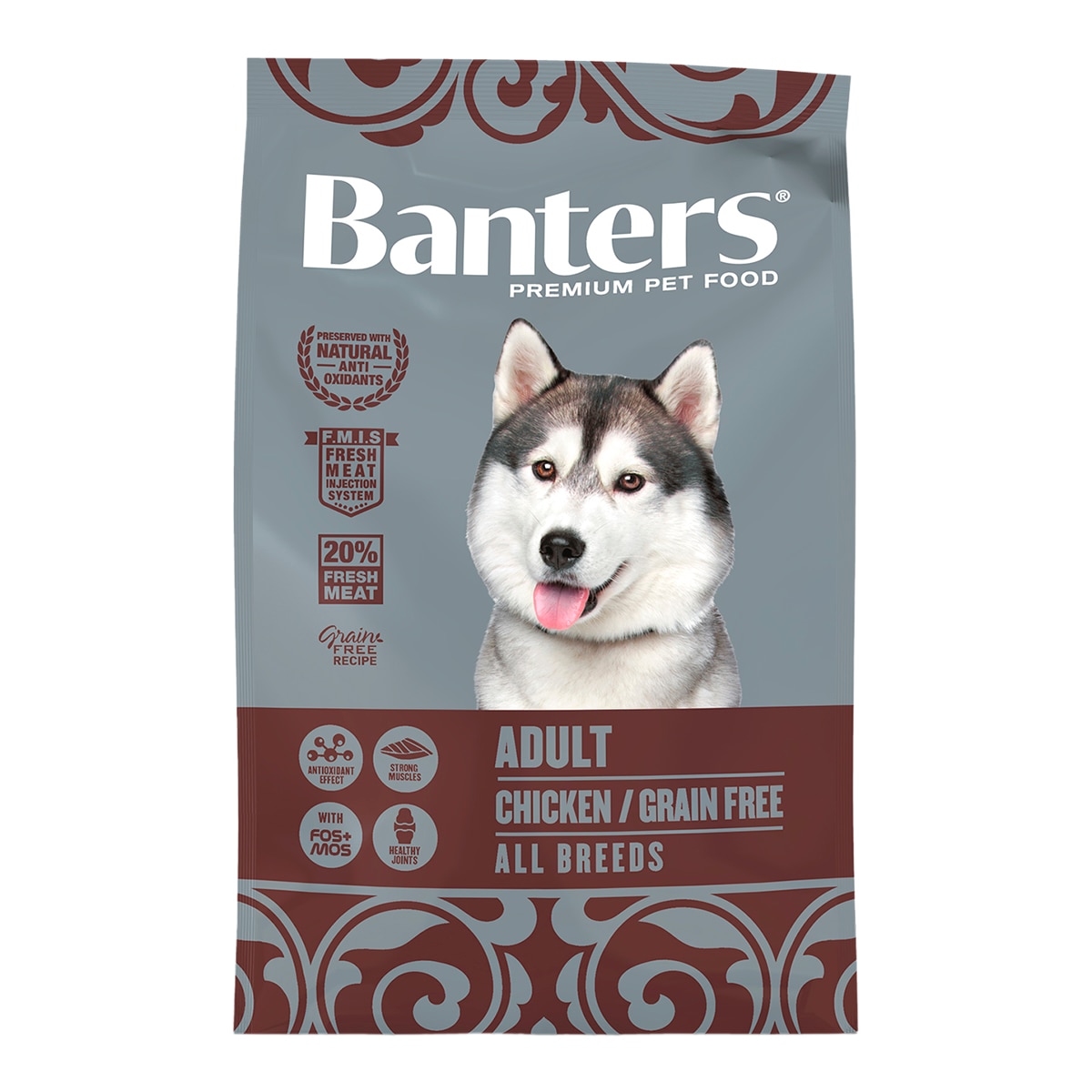 Imagen 0 de Pienso para perros adultos Grain Free Banters pollo