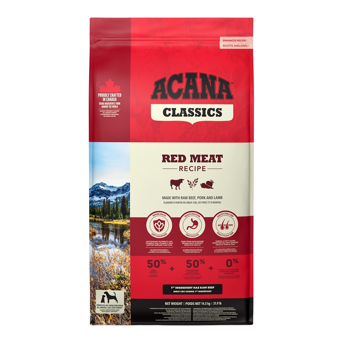 Imagen 0 de Pienso para perros adultos Red Meat sabor carnes rojas Acana