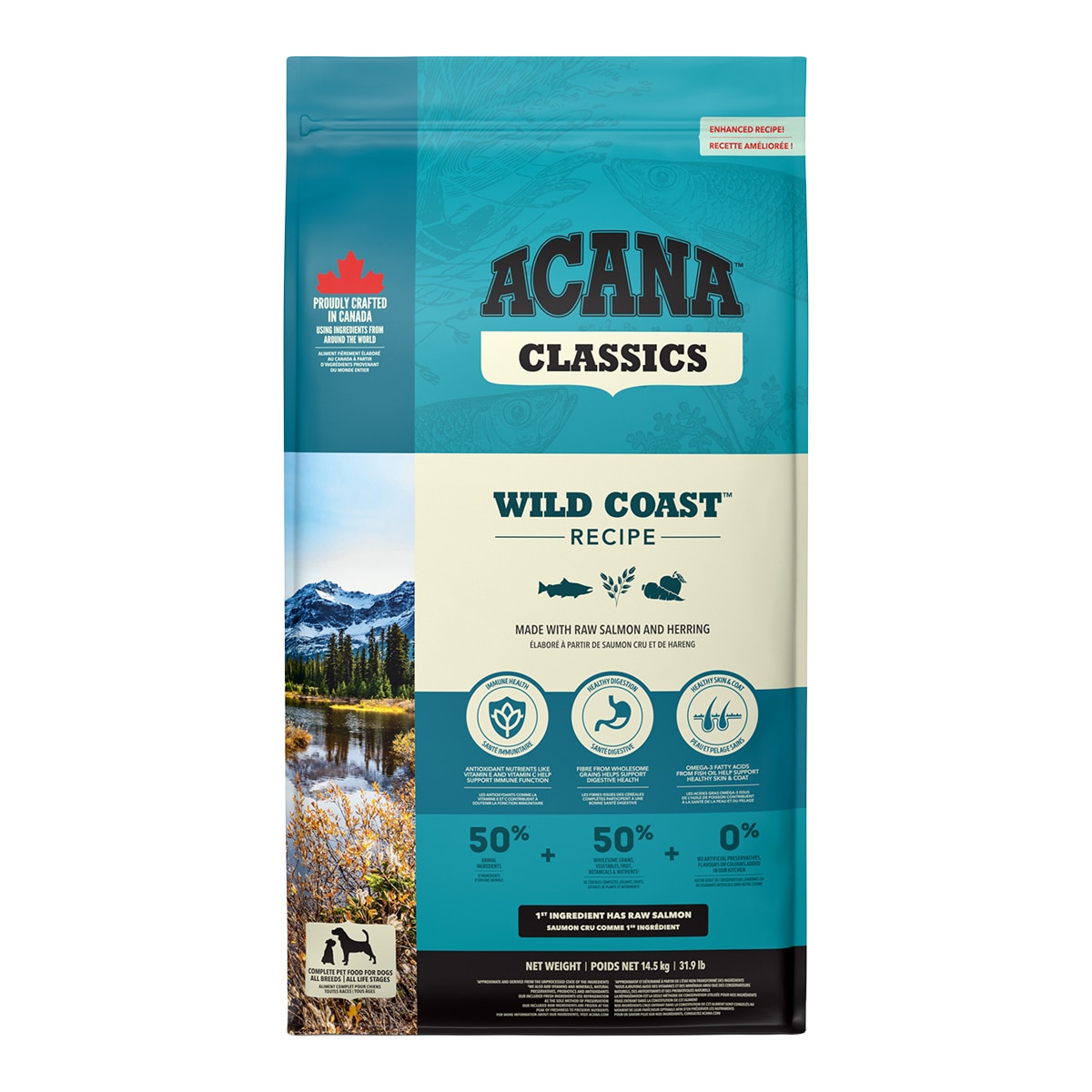 Imagen 0 de Pienso para perros adultos Wild Coast sabor pescado