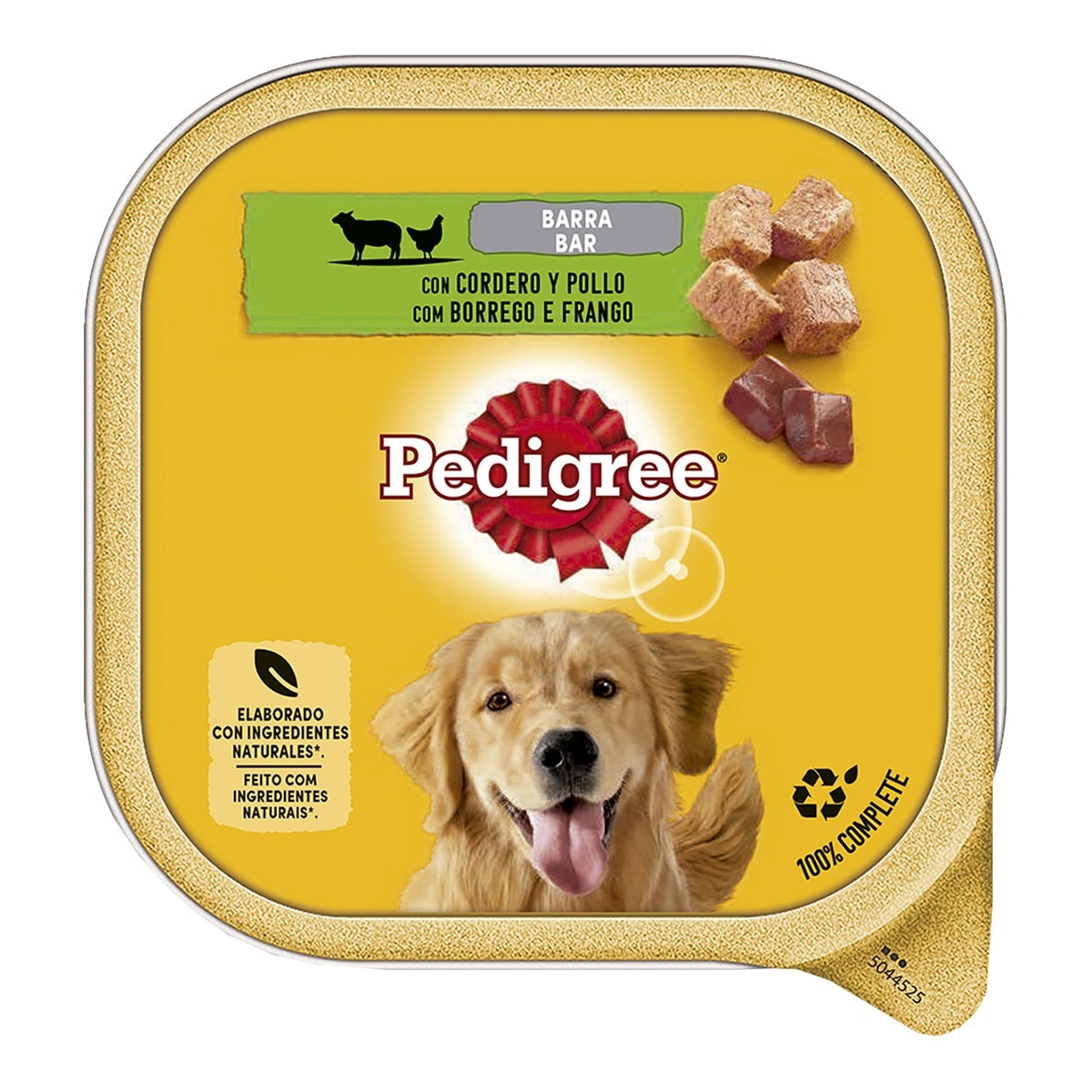 Pedigree - Comida húmeda para perros adultos Pedigree paté pollo y cordero 300 g