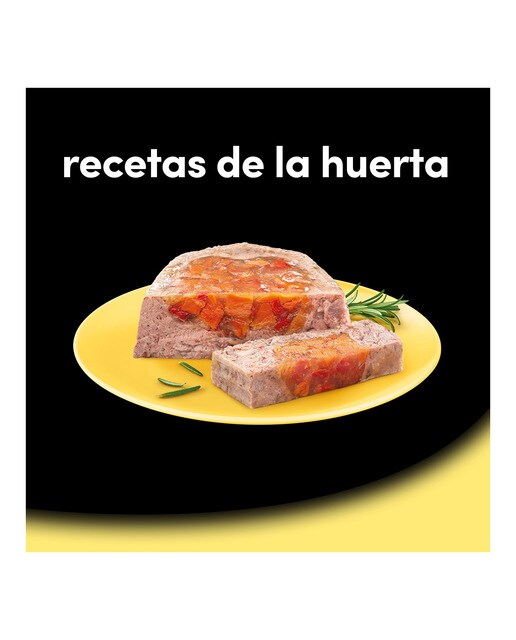 Comida húmeda para perros adultos pequeños y medianos Cesar Receta de la Huerta gelatina pollo y verduras 2