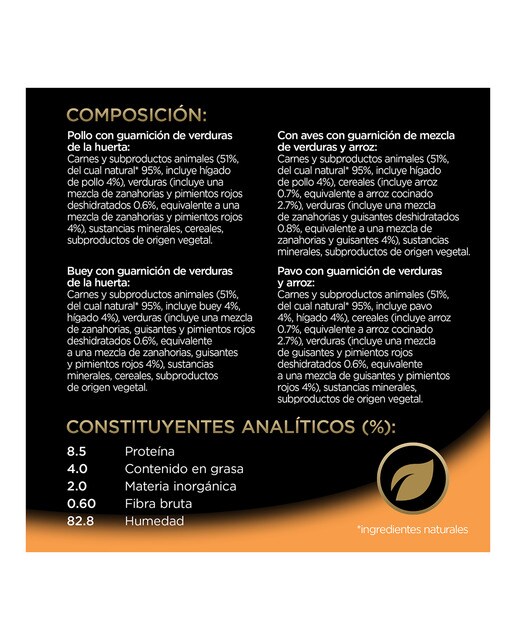 Comida húmeda para perros adultos Cesar Recetas de la Huerta gelatina carne 4 x 150 g 3