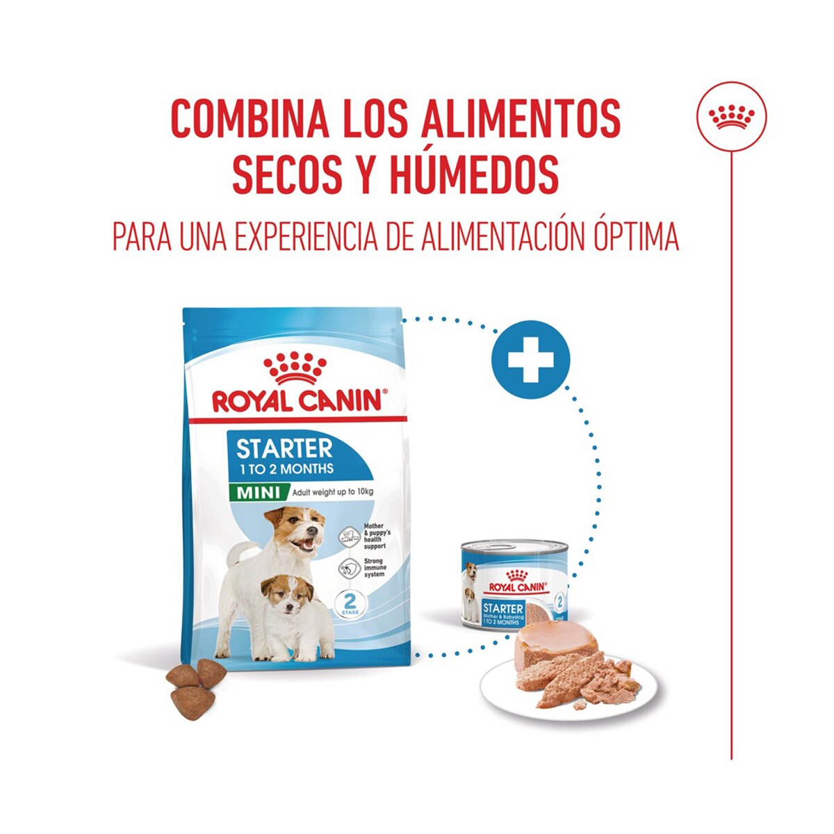 Comida húmeda para perros cachorros y madres gestantes o lactantes Royal Canin mousse 195 g 4