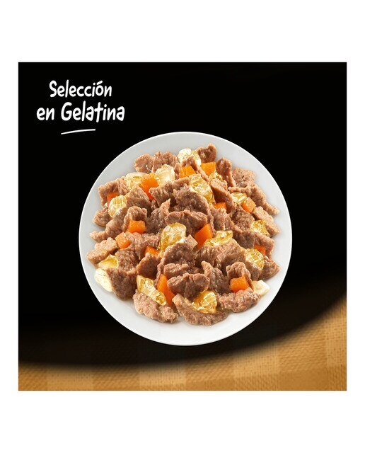 Comida húmeda para perros adultos Cesar Selección gelatina 4 x 100 g 2