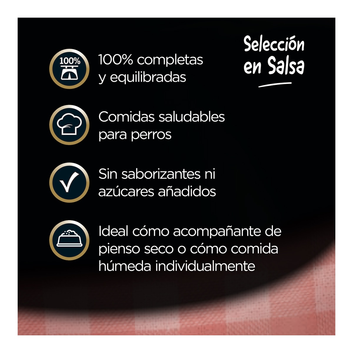 Comida húmeda para perros adultos Cesar Selección salsa 4 x 100 g 4